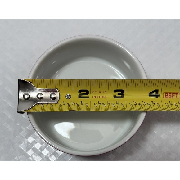 Chokin Poinsettias Trinket Dish Jamestown China With Gold Rim Christmas - Picture 10 of 10